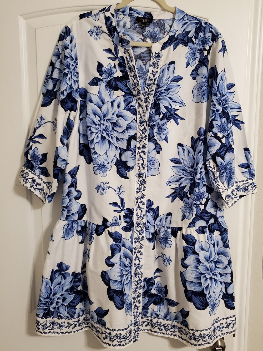 CeCe Womens Floral Dress